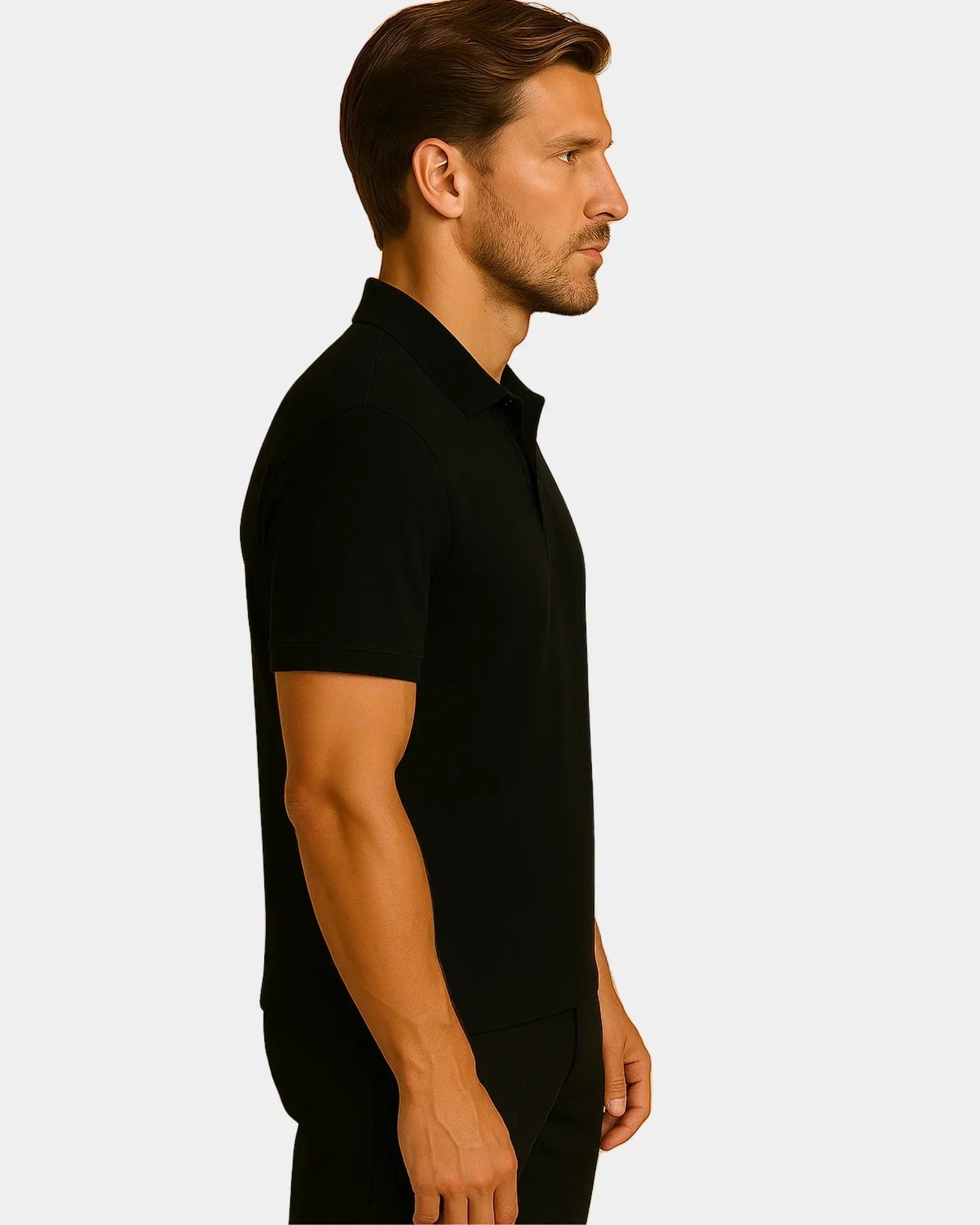 Camisa polo Adriano - negra