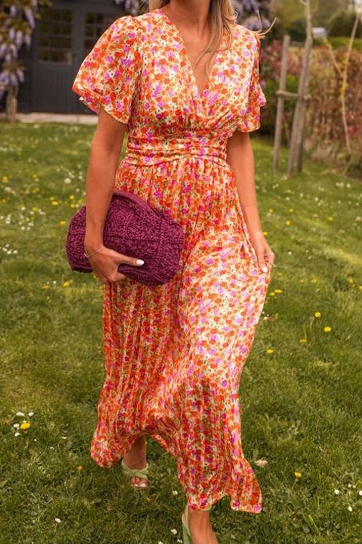 Pauline - Vestido largo con flores