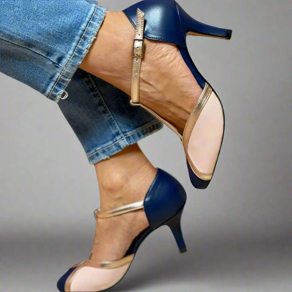 Brunhilde | Elegantes zapatillas ortopédicas con tacón