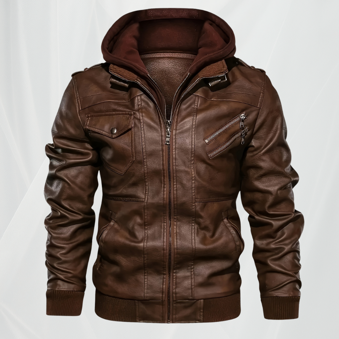 Chaqueta masculina con estilo y bolsillos