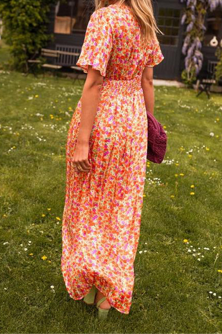 Pauline - Vestido largo con flores