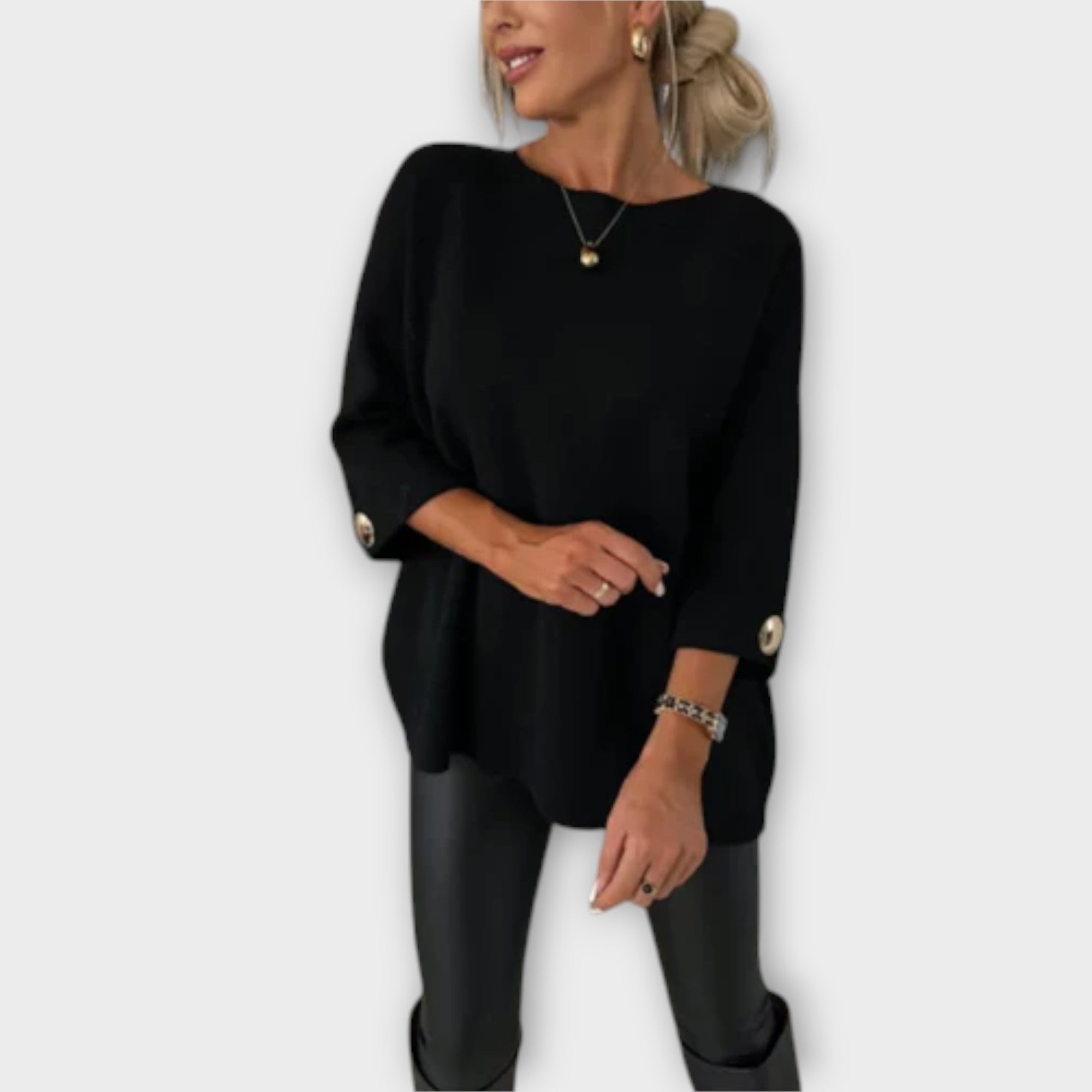 Blusa de Suéter Elegante