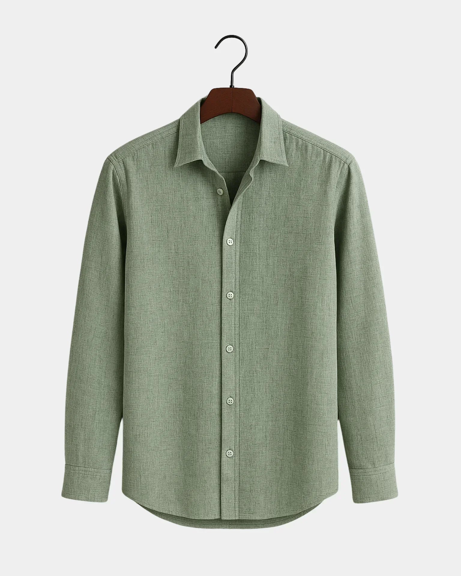 Marco - Camisa de lino verde