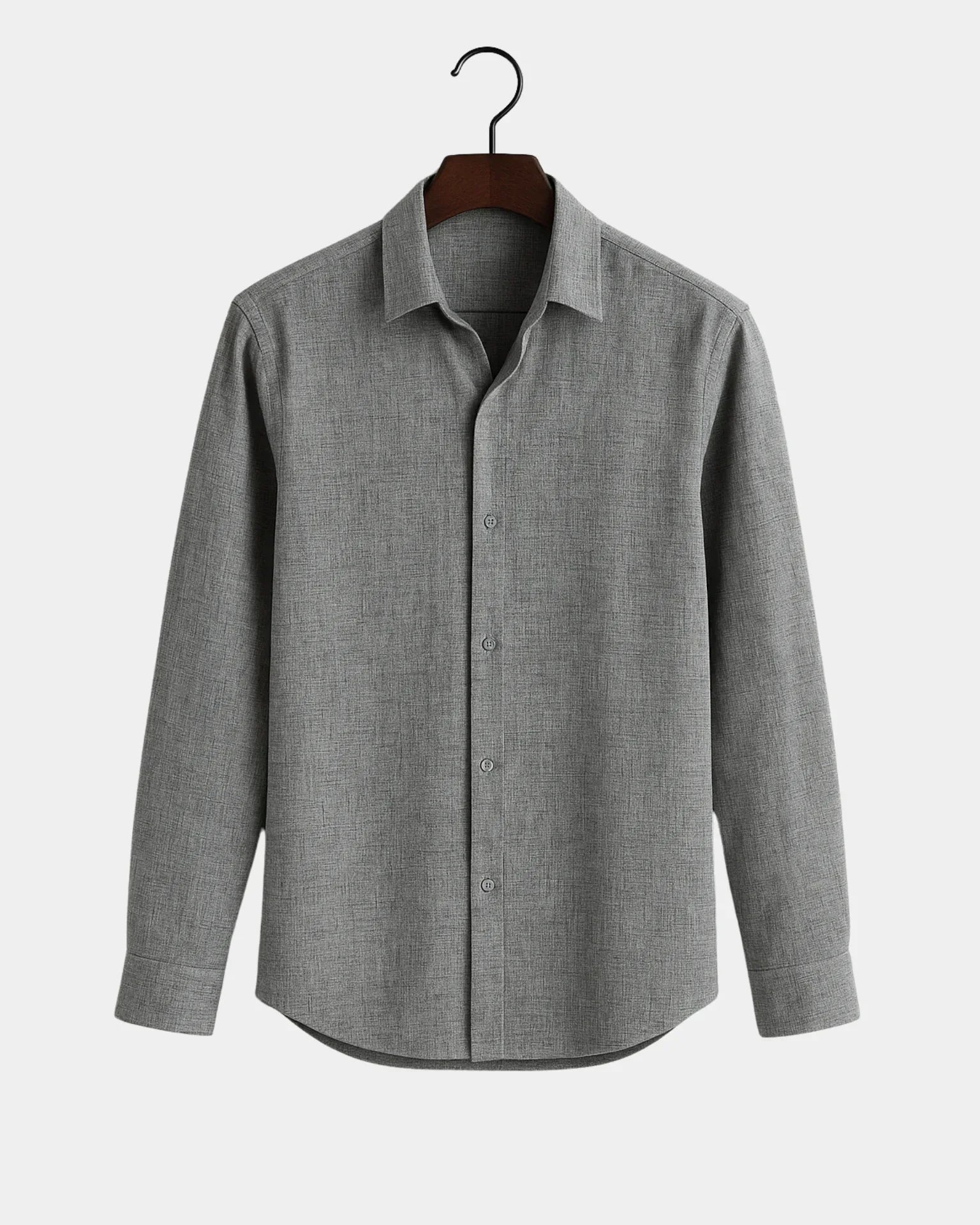 Marco - Camisa de lino gris