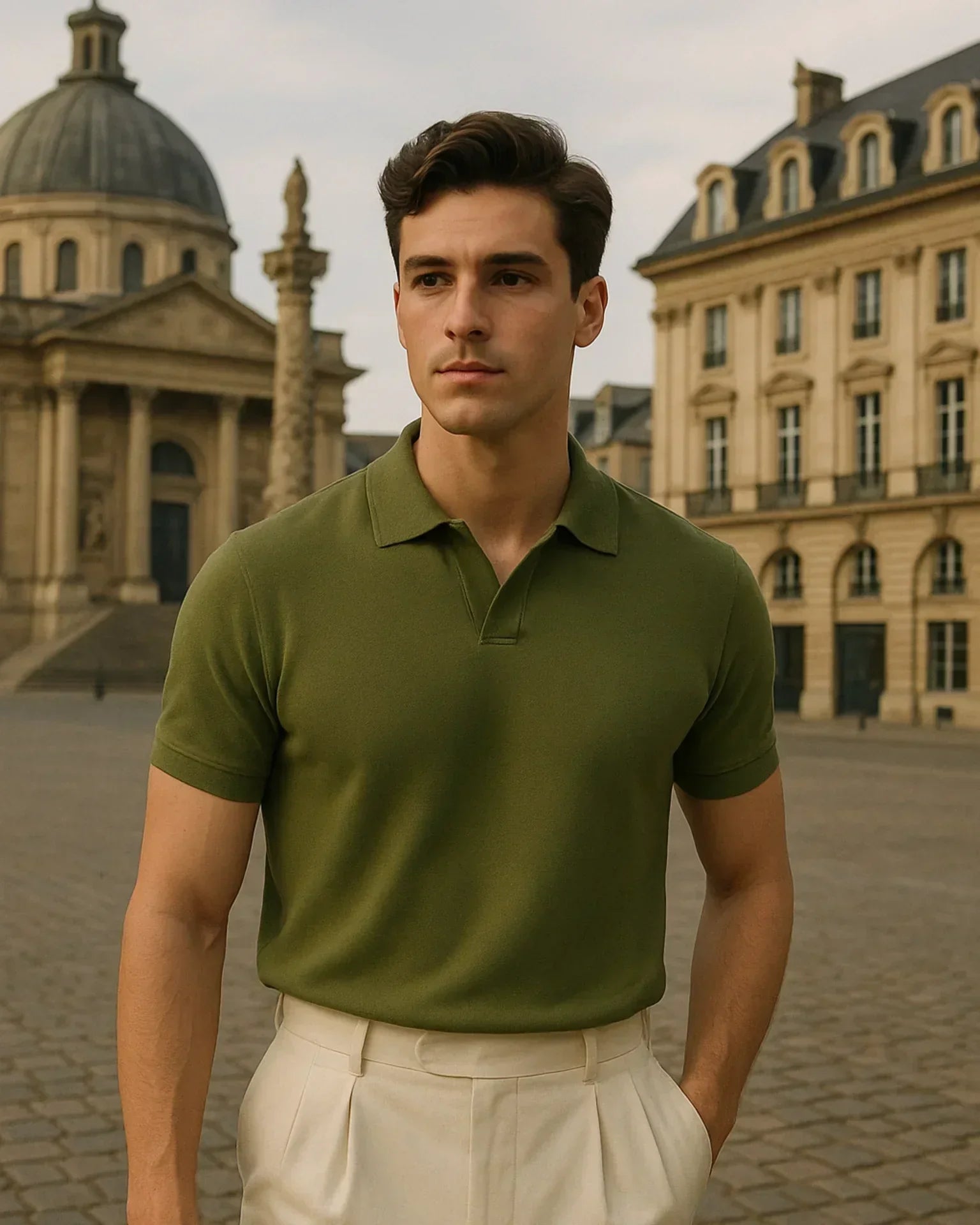 Camisas polo Adriano - verdes