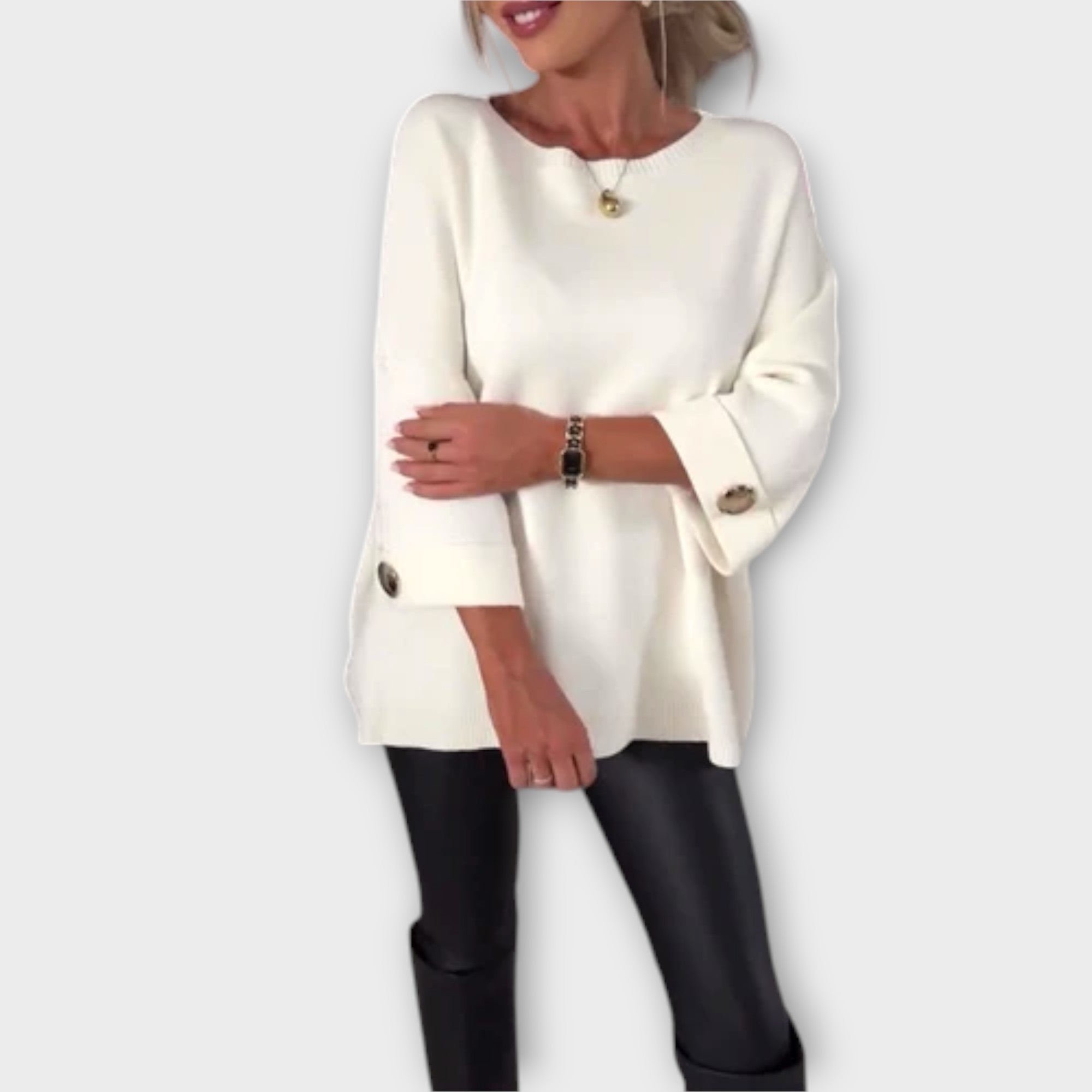 Blusa de Suéter Elegante