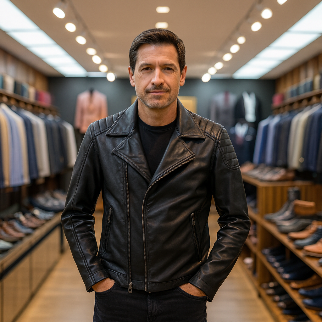 Chaqueta de cuero para hombres para todos los estilos