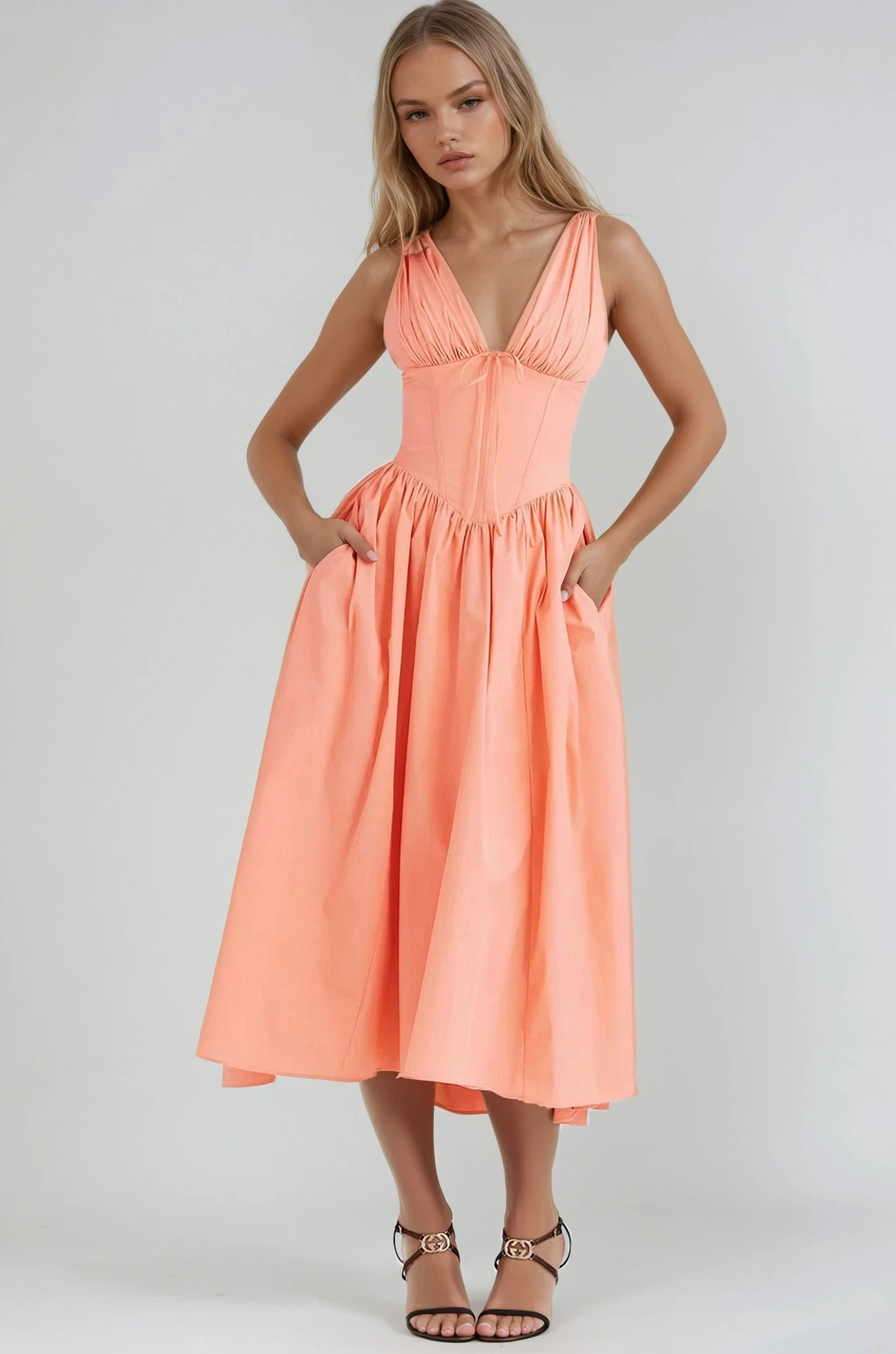 Vestido de verano elegante "Rosea"