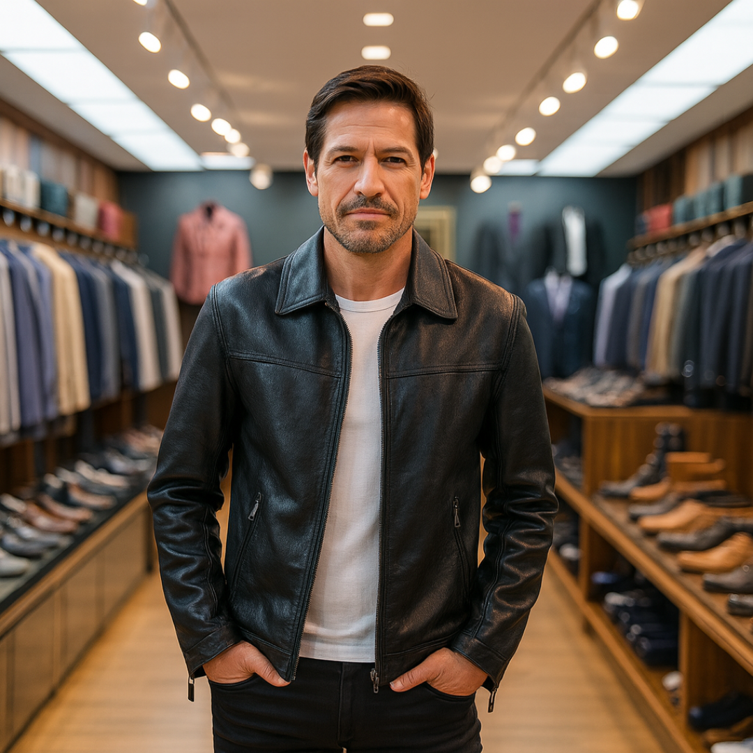 Chaqueta de cuero Murphy