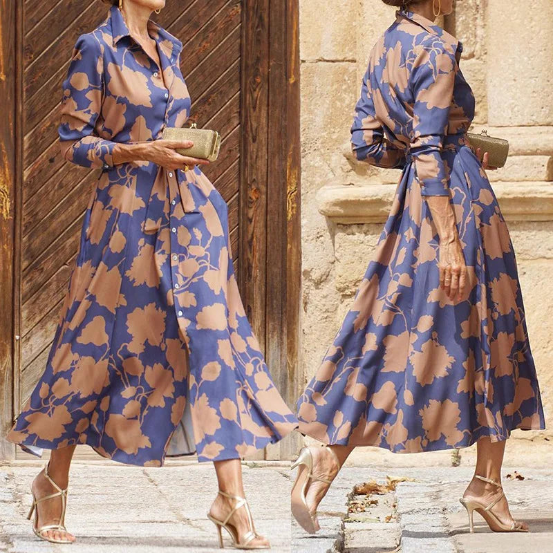 Floriza - vestido clásico de camisa