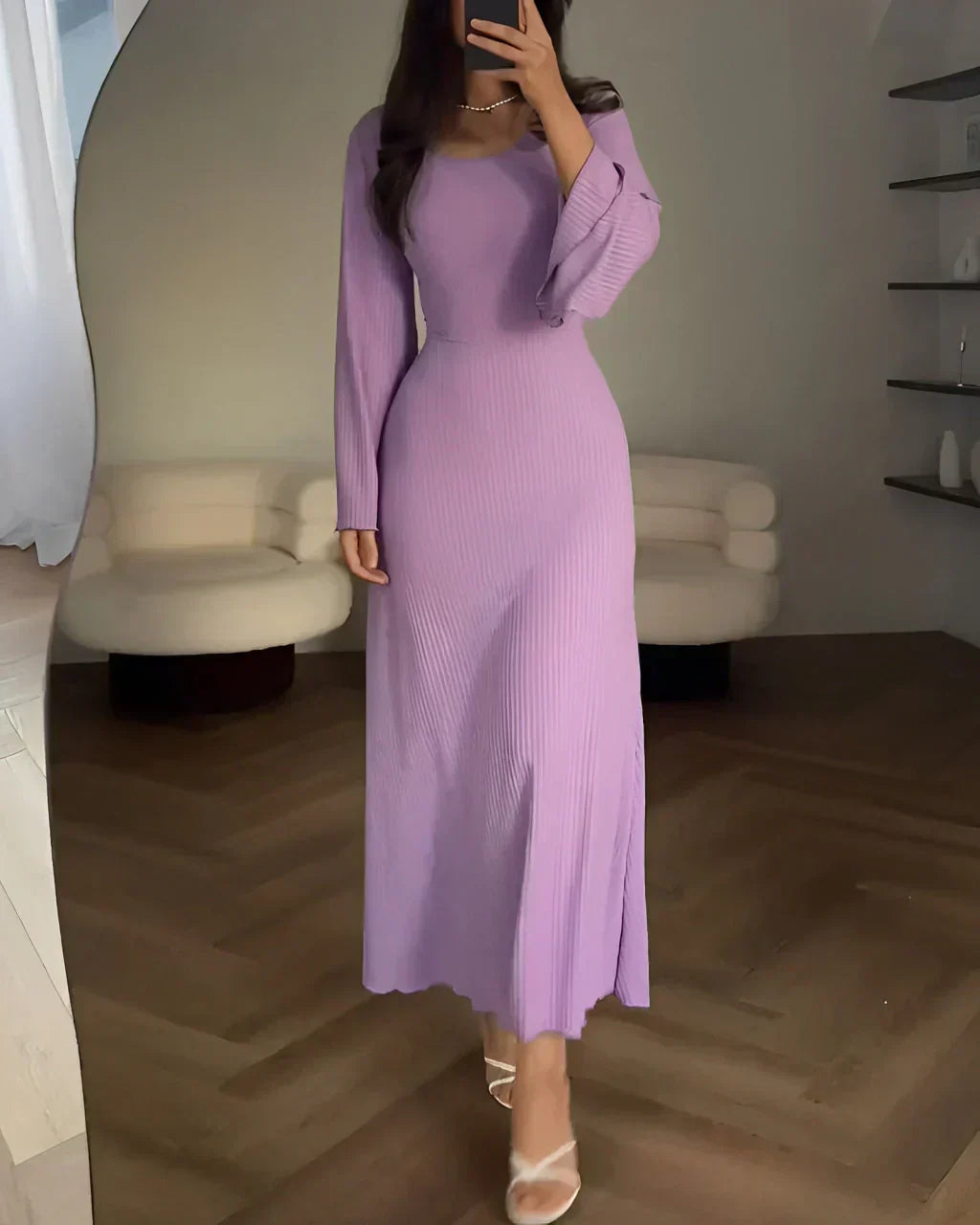 Elegante vestido maxi "Rosea"