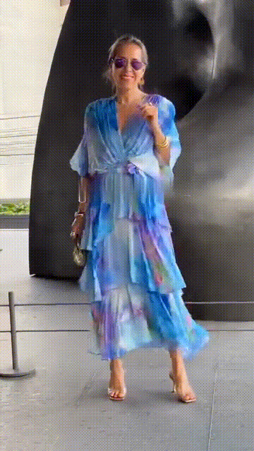 Jade | Elegante vestido bohemio maxi